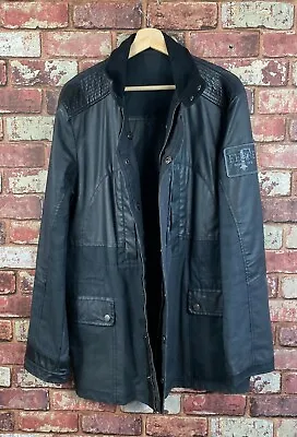 Buy GF Ferre Part Leather Jacket EU 52 Large J122 • 38.41£