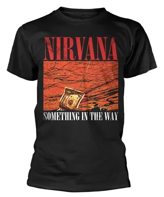 Buy Nirvana 'Something In The Way' (Black) T-Shirt - NEW & OFFICIAL! • 16.29£