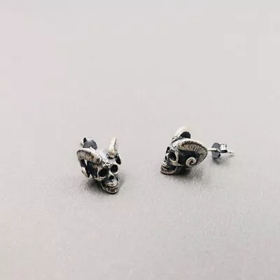 Buy Goth Stud Earrings Cool Punk Earrings Edgy Jewelry For Men Boyfriend Women • 5.94£