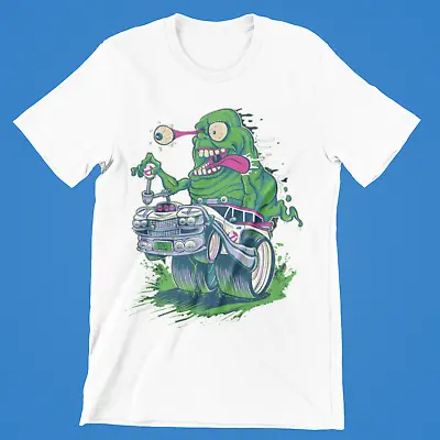 Buy Slimer Ghostbusters T-Shirt 80s  Boys Girls Movie Retro Tee Children Gift Kids • 5.99£