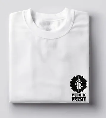 Buy Public Enemy Crosshair Breast Logo - Chuck D Flava Flav Classic Rap • 11.99£