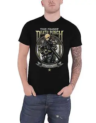 Buy Five Finger Death Punch T Shirt Sniper Band Logo New Official Mens Black • 12.99£