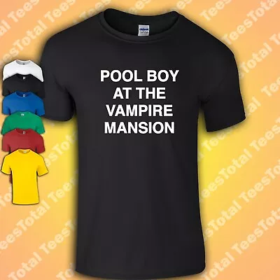 Buy Pool Boy At The Vampire Mansion T-Shirt | Gerard Way | MCR | Emo • 16.19£