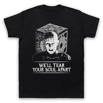Buy Hellraiser Pinhead We'll Tear Your Soul Apart Horror Mens & Womens T-shirt • 17.99£