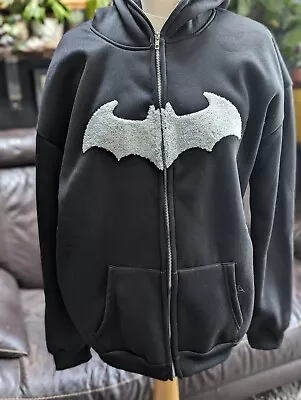 Buy Batman Zip Up Hoodie  WITH FULL ZIP UP HOOD MEDIUM TRIED ON ONLY  • 12.99£