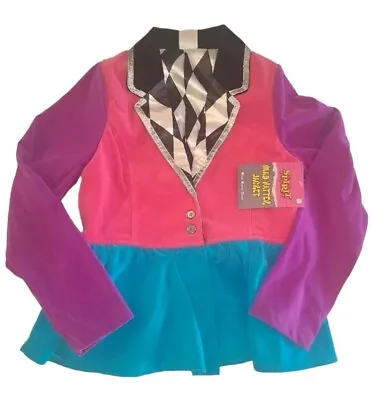 Buy New Mad Hatter Jacket Girls Size 10/12 By Spirit Halloween Dress-Up Everyday • 5.67£