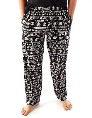 Buy Nightmare Before Christmas Lounge Pants Jack Skellington Mens Pyjama Bottoms • 16.99£