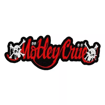 Buy Motley Crue Dr Feelgood Cut Out Logo Patch Official Band Merch • 5.61£