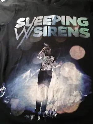Buy Sleeping With Sirens 〰 Black 〰 Band Tee  Shirt Youth Size Medium By Rock Me • 6.12£