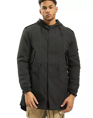 Buy Brandit M51 US Parka Cotton Lining Outdoor Mens Hooded Black Size 4XL • 76.49£
