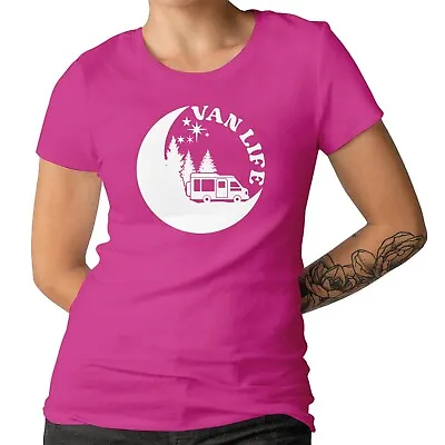 Buy Van Life  Men's Ladies T-shirt Camping Life Gift T-shirt For Campers S-5XL • 12.99£