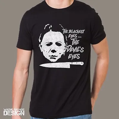 Buy Halloween Michael Myers Black T-shirt Unisex. Horror. Haddonfield. Myers Mask. • 19.95£
