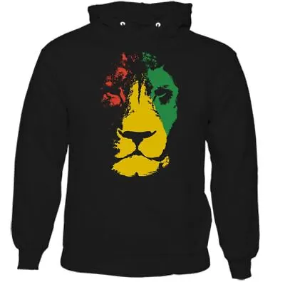Buy Jamaica Lion Mens Reggae Hoodie Jamaican Marley Music • 24.49£