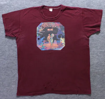 Buy Vintage 1970s Santana Amigos T-Shirt Single Stitch Yokoo Tadanori Art • 48.20£