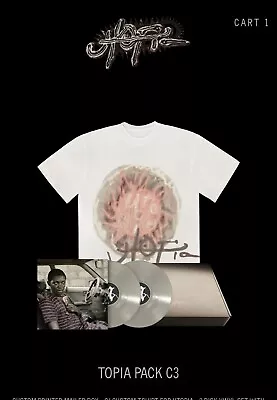 Buy Travis Scott Utopia.Box TOPIA Pack C3. LP + T-shirt Tag. XL New Sealed Perfect| • 84.79£