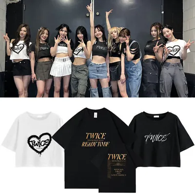 Buy 2023 Twice T-Shirt North America Tour Ready To Be Tshirt Cotton Tee • 19.15£