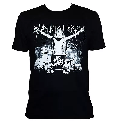Buy Ministry Industrial Metal Rock Band Music Gig Poster T Shirt Unisex Tee S-2XL  • 13.85£