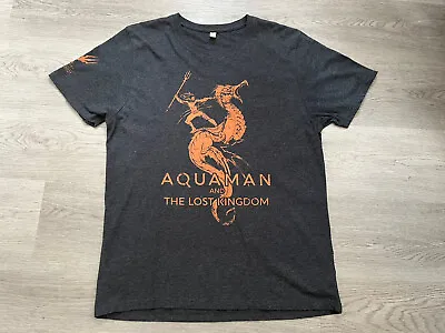 Buy Aquaman And The Lost Kingdom 2021 Crew T-shirt Film Memorabilia Mens Size Large • 34.99£