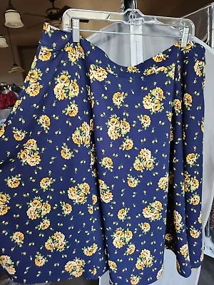 Buy Rock Steady Plus Size Retro Pinup Car Show Swing Skirt Clothing NWT 3XL • 23.62£