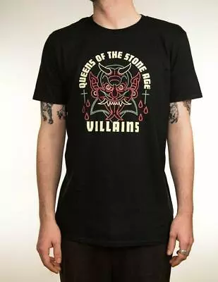 Buy Black T-shirt Queen Of The Stone Age Villains • 13.99£