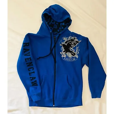 Buy Harry Potter Ravenclaw Hoodie Full Zip Jacket Size L Blue • 36.09£