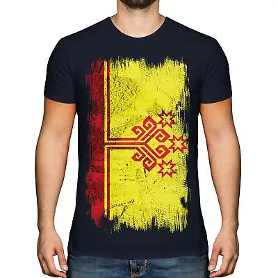 Buy Chuvashia Grunge Flag Mens T-shirt Tee Top Football Gift Shirt Clothing Jersey • 11.95£