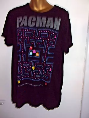 Buy Black Pac Man  Retro Gaming Size  T Shirt Size Xl • 5£