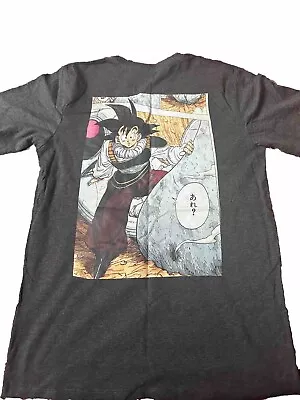 Buy Dragon Ball Z Mens T-Shirt Medium Double Sided Design Anime Series Son Goku • 35£