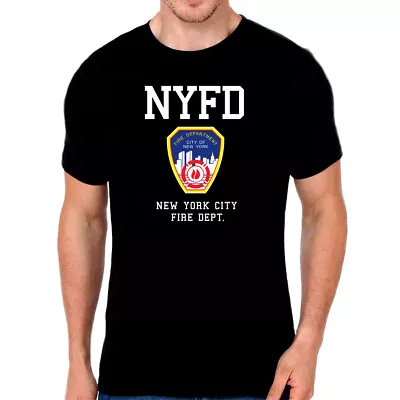 Buy NEW YORK Fire Department T Shirt - New York T Shirt - USA Holiday Gift T Shirt • 9.99£