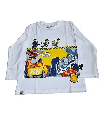 Buy New Boys NEXT Lego City Long Sleeved T-shirt Top 7yrs • 3.50£