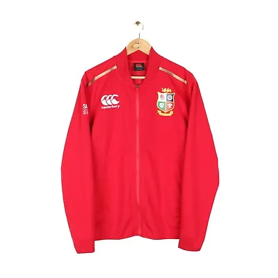 Buy British Lions Jacket Full Zip Red Rugby Canterbury Vaposhield Size L • 25.99£