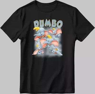 Buy Dumbo Disney Character Short Sleeve W/B Men / Women T Shirt J034 • 10£