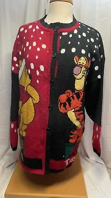 Buy Winne The Pooh And Tigger CUTE  Ugly  Christmas Sweater Size L (XL) • 28.94£