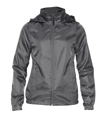 Buy New Gildan Hammer Ladies Windwear Jacket. Charcoal S/8.  A0340. • 6.99£