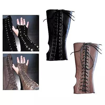 Buy Armor Gloves Novelty Cosplay Costume Punk Adult Viking For Halloween Outdoor • 19.01£