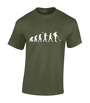 Buy Evolution Of A Detectorist Mens T Shirt Metal Detector Design Gift Idea Present • 7.99£
