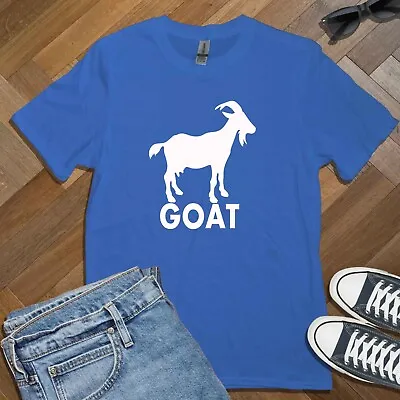 Buy GOAT - Greatest Of All Time T-Shirt (Gildan The Best No.1 Ultimate Funny Silly)  • 13.49£