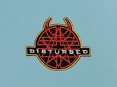 Buy Rock Music Sew / Iron On Embroidered Patch:- Disturbed (c) • 4.40£