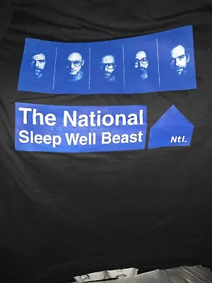 Buy The National Sleep Well Beast New Black T-shirt Size Small • 19.99£