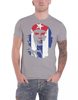 Buy Che Guevara T Shirt Star And Stripes Cuban Revolution New Official Mens Grey • 12.95£