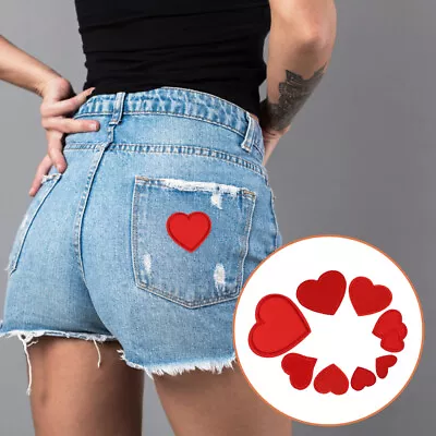 Buy  8 Pcs Red Sew On Patches For Jackets Embroidered Appliques Jean • 6.99£