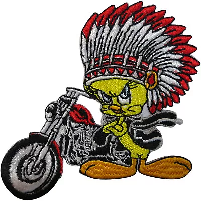 Buy Indian Tweetie Pie Patch Iron On Sew On Badge Motorcycle Chopper Motorbike Biker • 2.79£