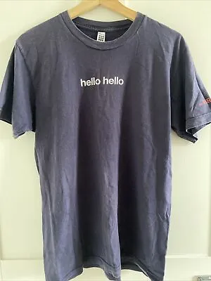 Buy U2 Vertigo Tour T-Shirt (Hello Hello) 2005 / Blue / Medium / American Apparel • 4.99£