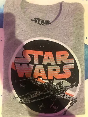 Buy BNWT Star Wars T-shirt Boys Girls Unisex Grey Age 6 Years  • 9.99£