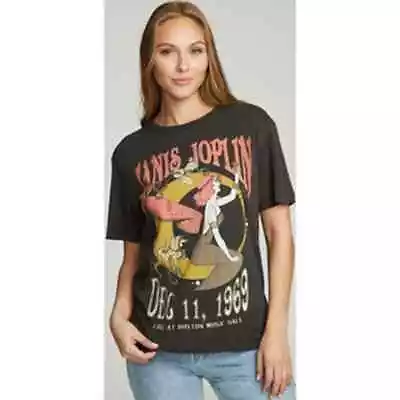 Buy Janis Joplin December 1969 Boston Music Hall Graphic T-Shirt Gray Size Medium • 41.68£