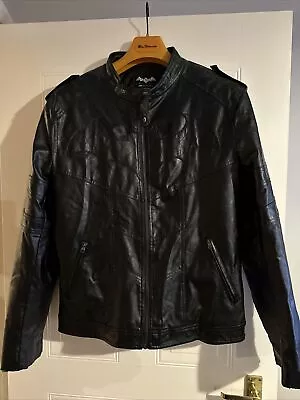 Buy Rare Batman Arkham Knight Authentic Faux Leather Jacket Size L Large • 50£