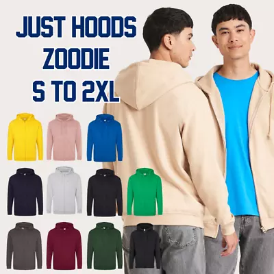 Buy JustHoods® AWDis HEAVY Zoodie, Full Zip Unisex Hooded Sweatshirts, JH050 Hoodies • 20.50£