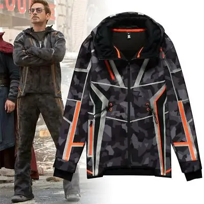 Buy Avengers Infinity War Tony Iron Man Stark Cosplay Mens Winter Jacket Coat Stock • 50.40£