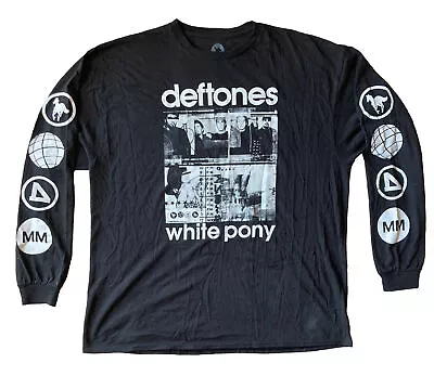 Buy DEFTONES - Official 20th Anniversary 'White Pony' Long Sleeve T Shirt In 2XL • 158.01£