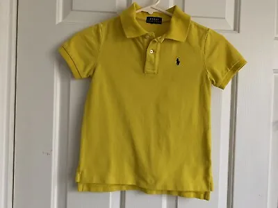 Buy Ralph Lauren Kid Polo Tee Shirt Boy Yellow Size L • 8.90£